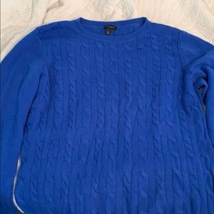 Blue Talbots sweater